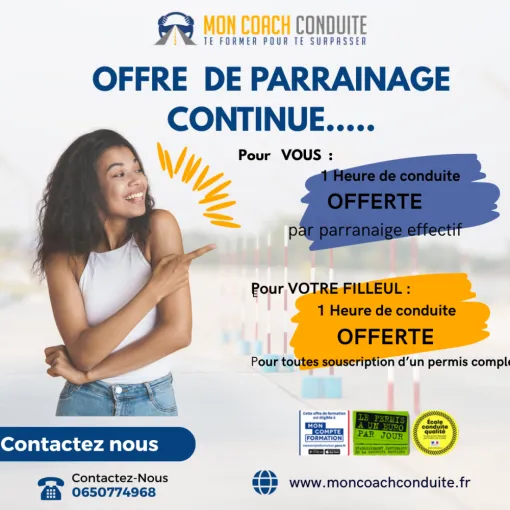 offre Parrainage permis de conduire toulon , Toulon, Mon Coach Conduite